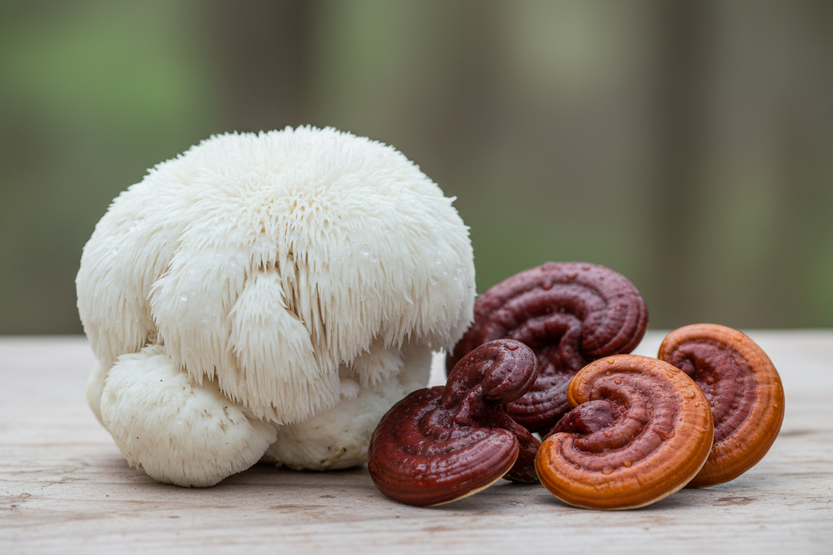 Lion’s Mane & Reishi Mushroom